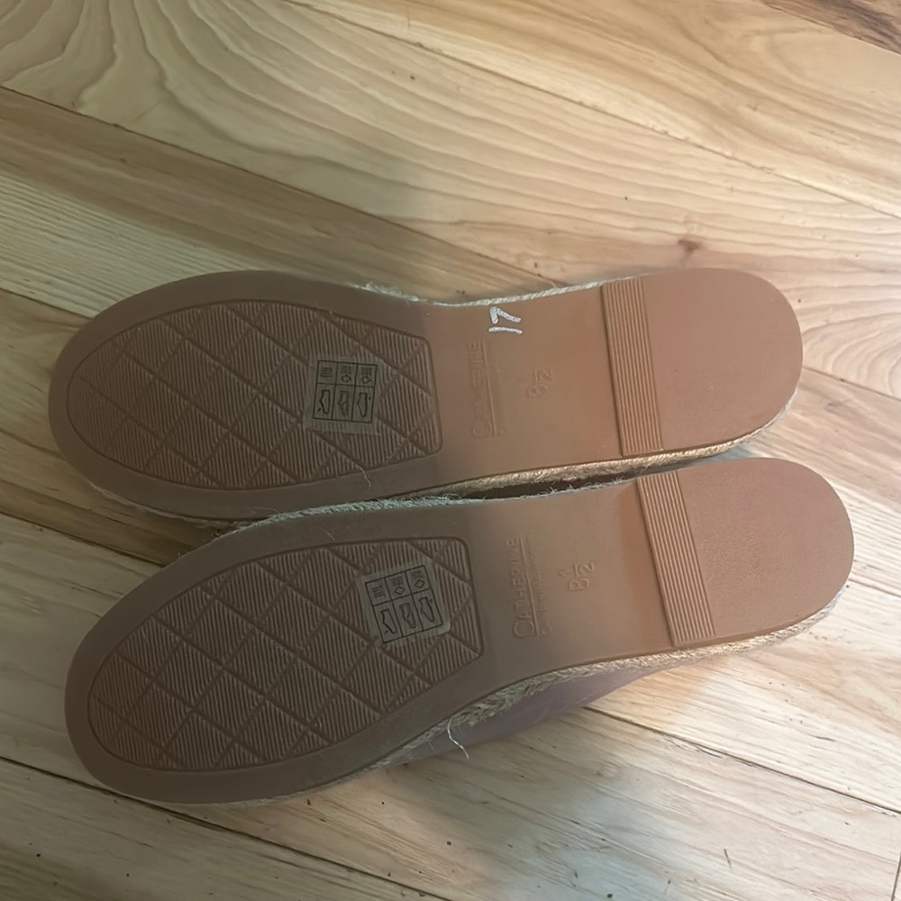 Catherines Pink Espadrille Shoes Casual Comfort - Picture 3 of 5